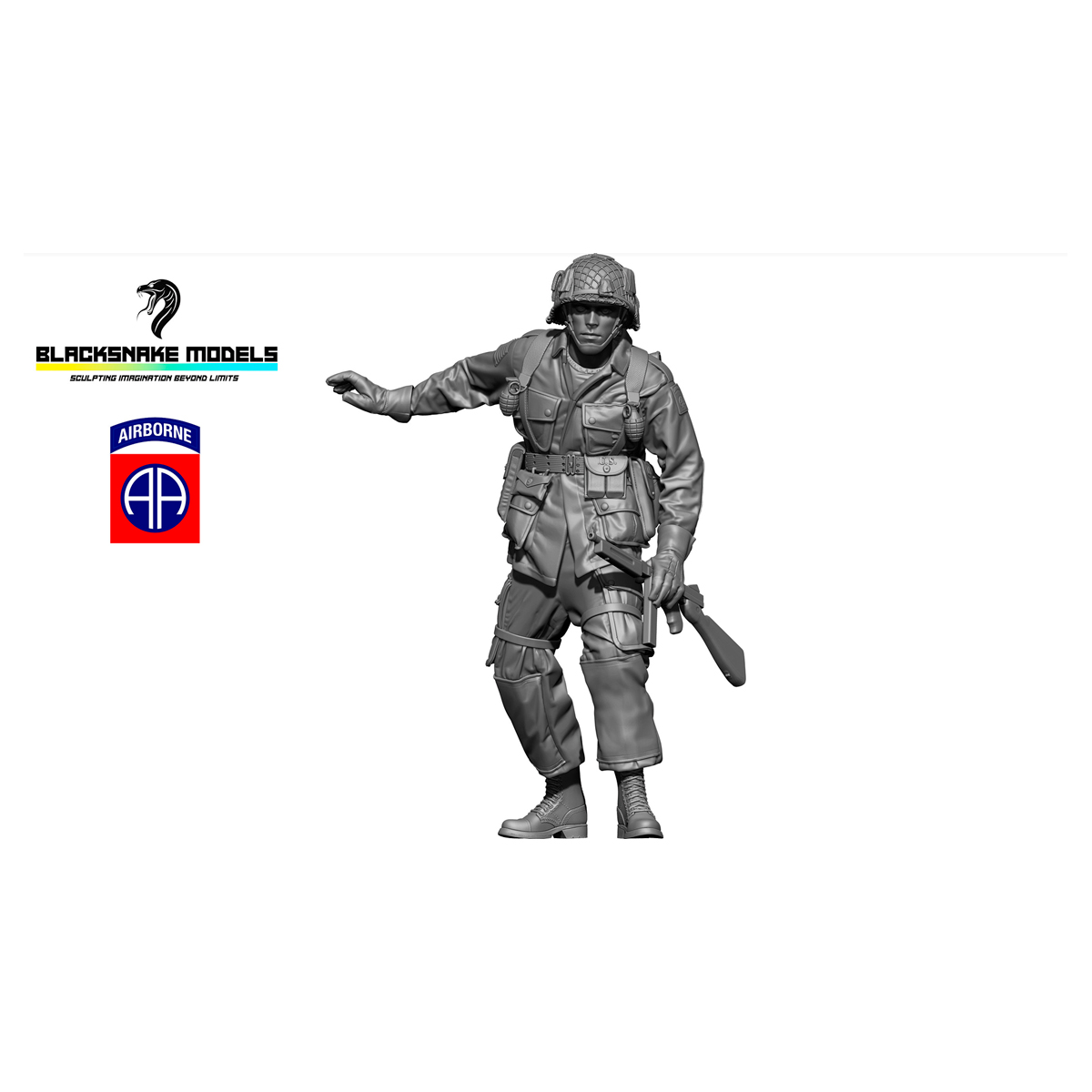 1/35 82nd Airborne Soldier No.03