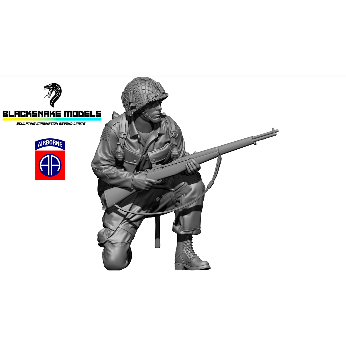 1/35 82nd Airborne Soldier No.04