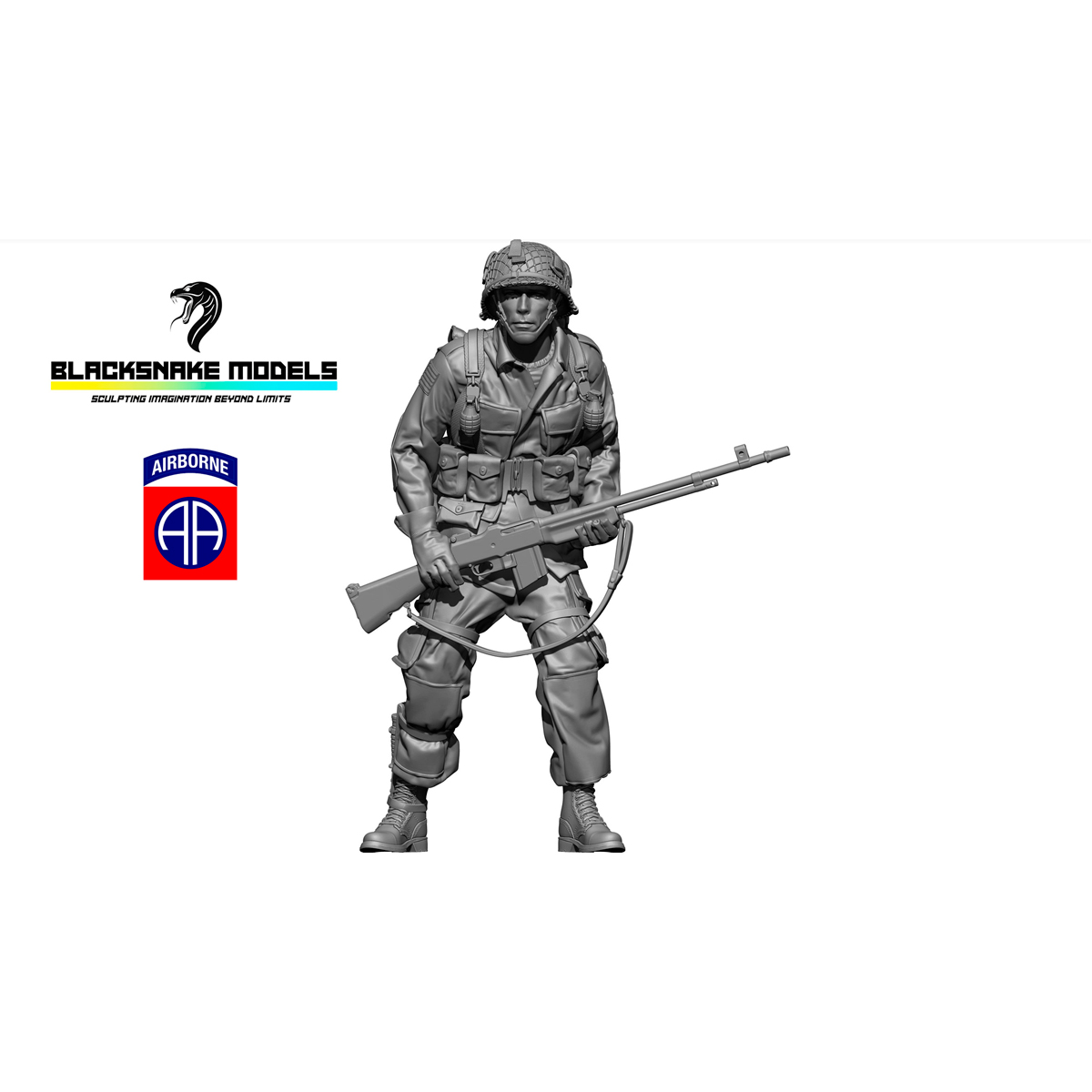 1/35 82nd Airborne Soldier No.06