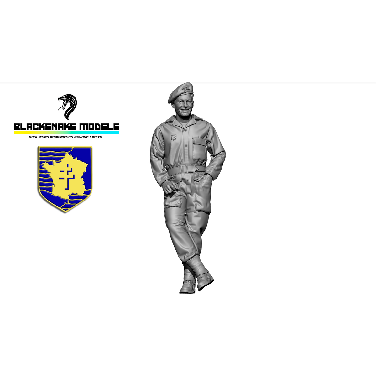 1/35 Tank Driver – Leclerc 2nd Armored Division 01