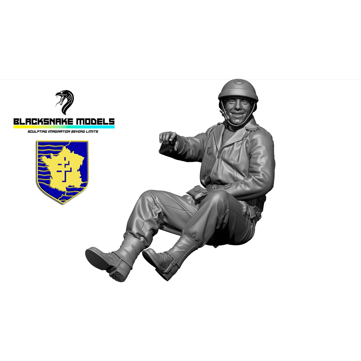 1/35 Driver of General Leclerc – Leclerc 2nd Armored Division Leclerc