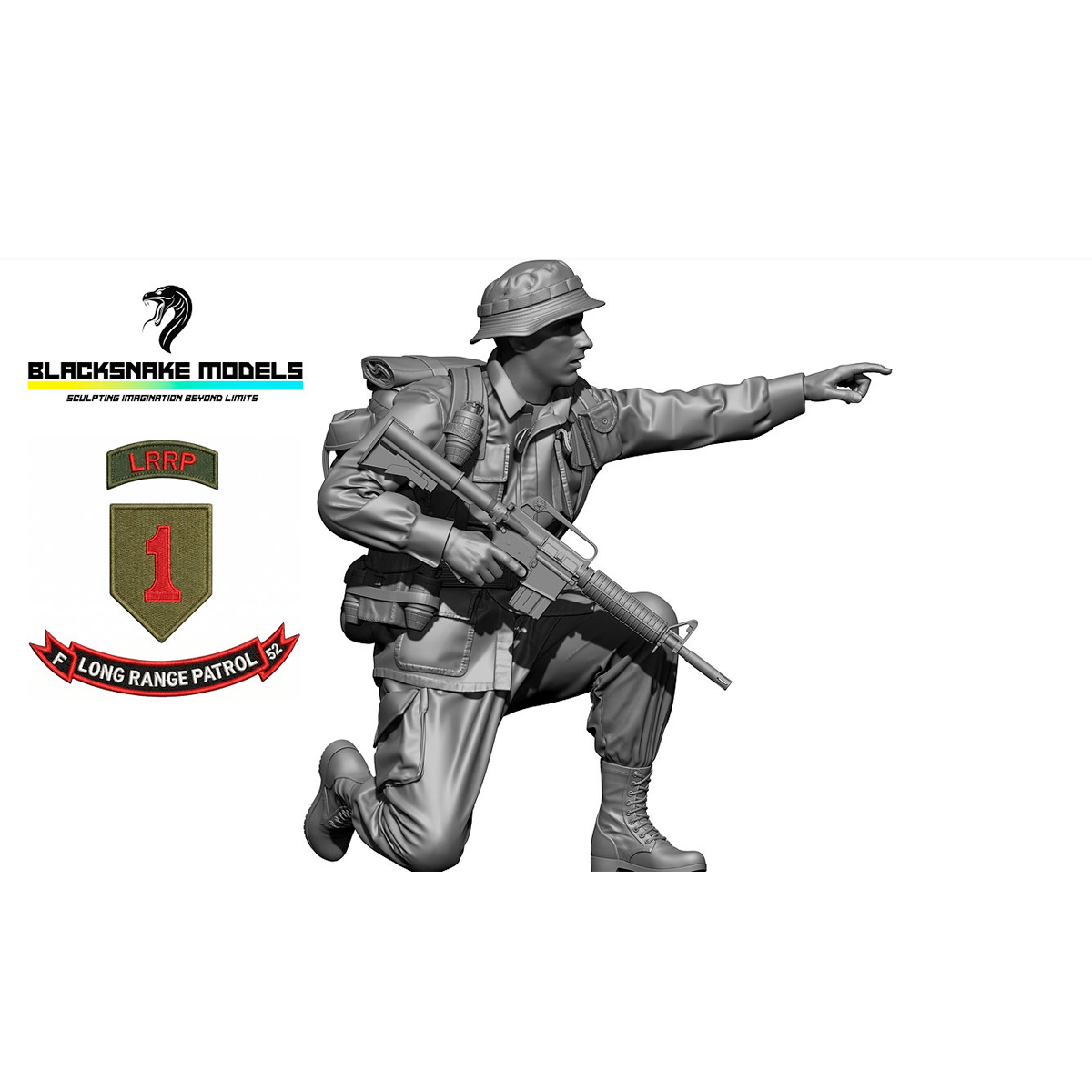 1/35 1st Infantry Division “Big Red One” LRRP – “Top-Dog” Team Leader