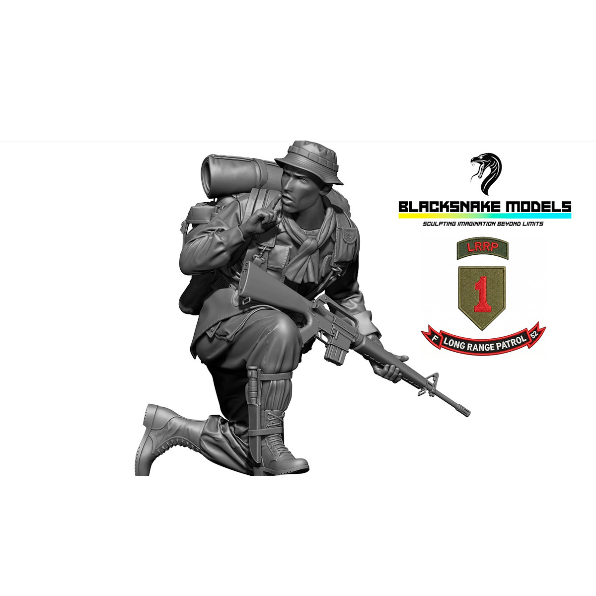 1/35 1st Infantry Division “Big Red One” LRRP – “Whisper” US Soldier
