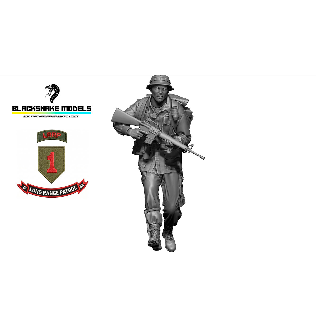 1/35 1st Infantry Division “Big Red One” LRRP – “Speed” US Soldier