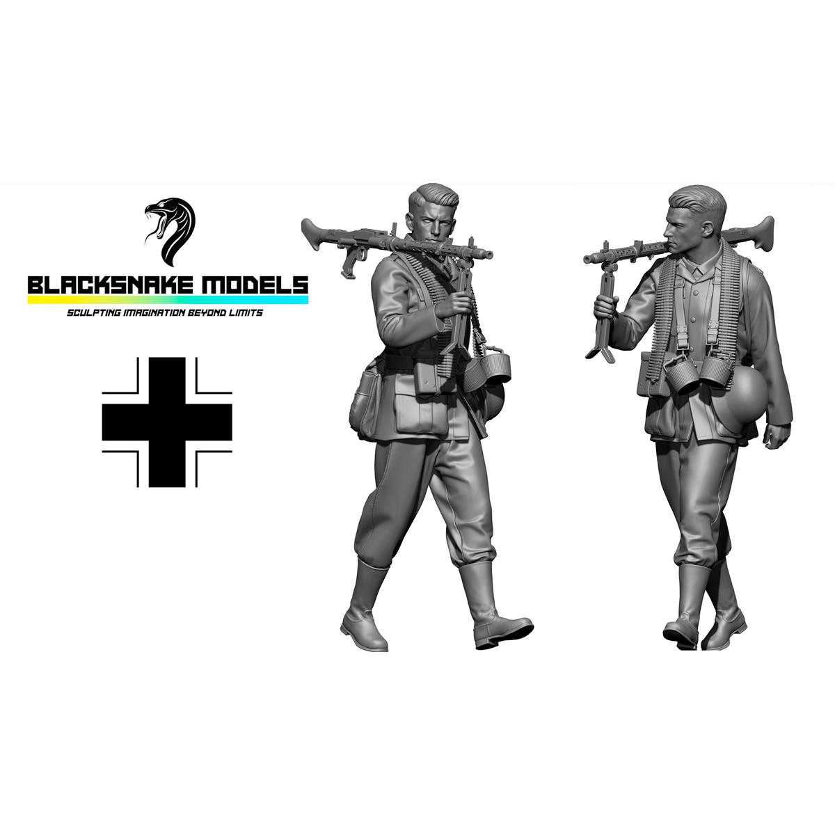 1/35 Wehrmacht MG34 Gunner