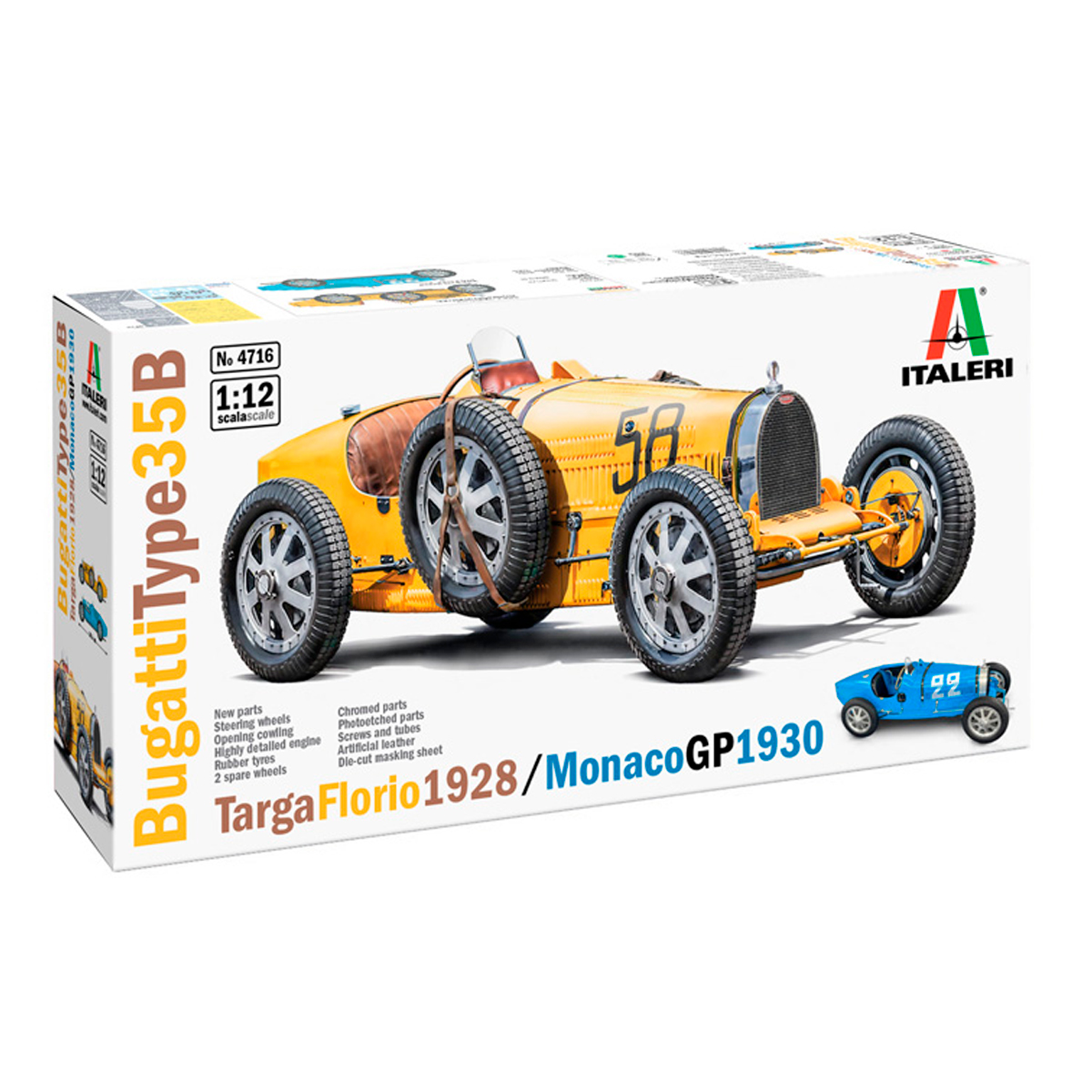 1/12 Bugatti Type 35B – Targa Florio’29 / Monaco GP’30