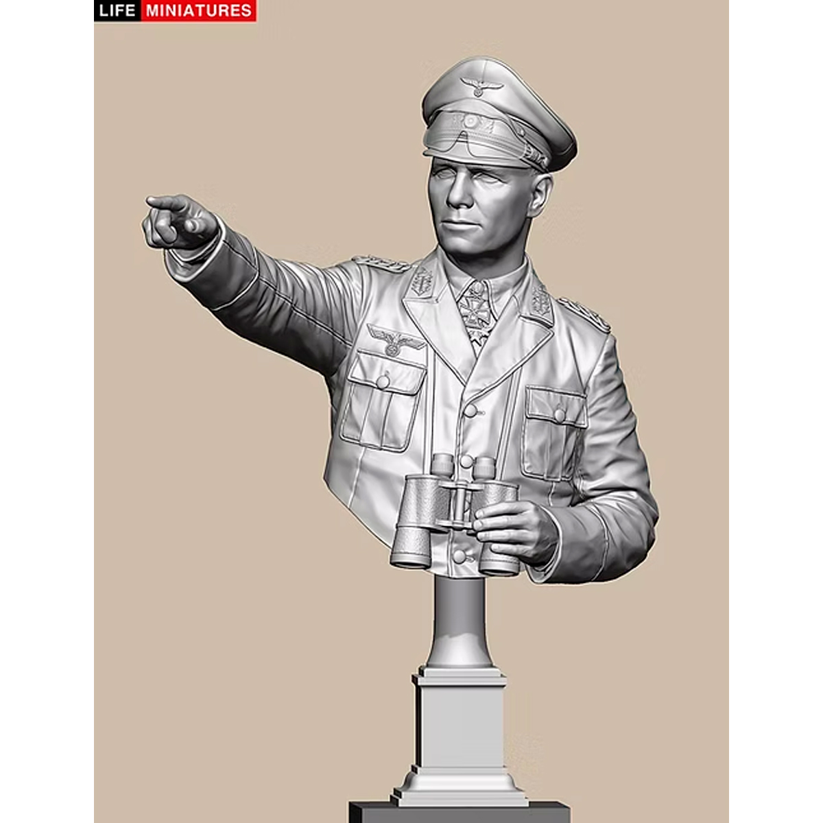 Life Miniatures – ‘The Desert Fox’ Erwin Rommel, North Africa 1942 (bust version)