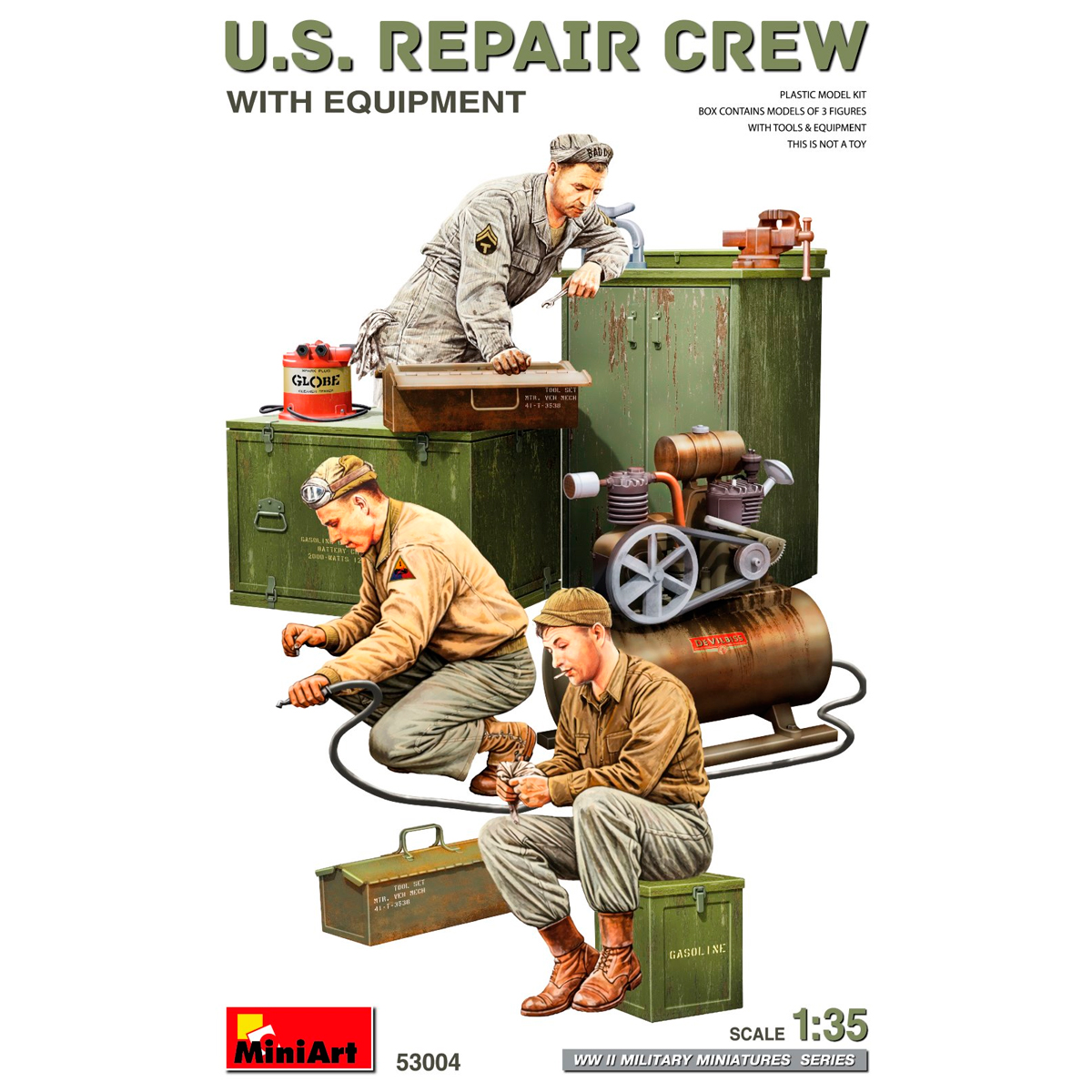 1/35 U.S. Repair Crew w/Equipment