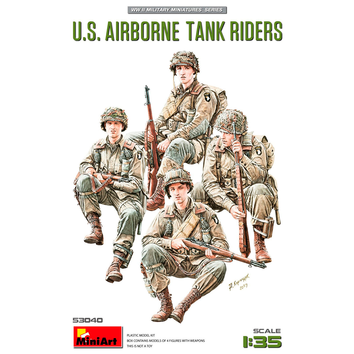 1/35 U.S. Airborne Tank Riders