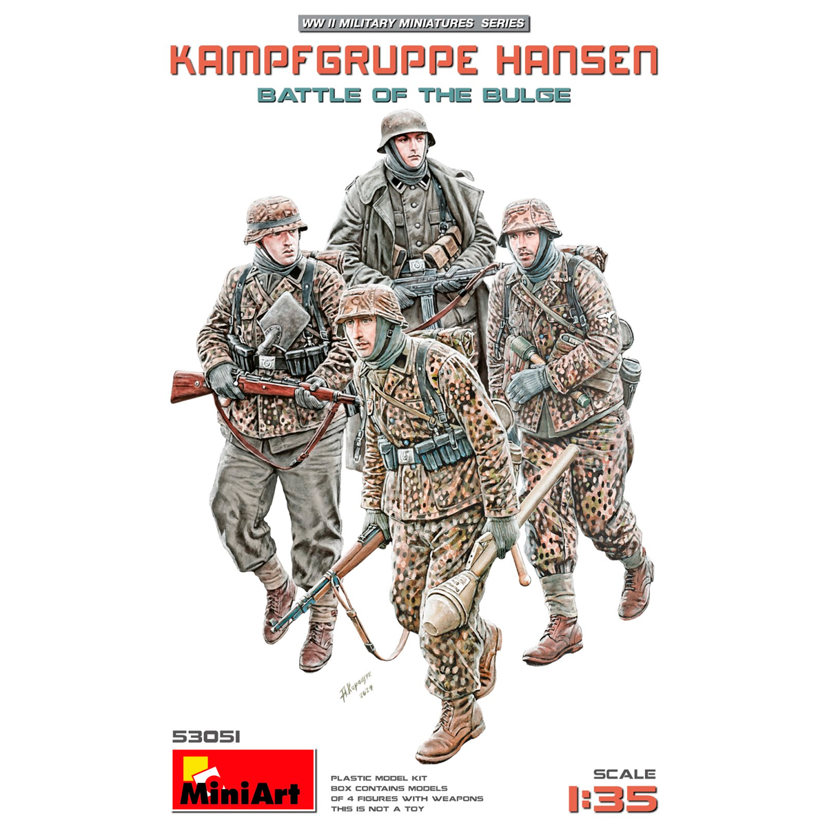 1/35 Kampfgruppe Hansen. Battle of the Bulge