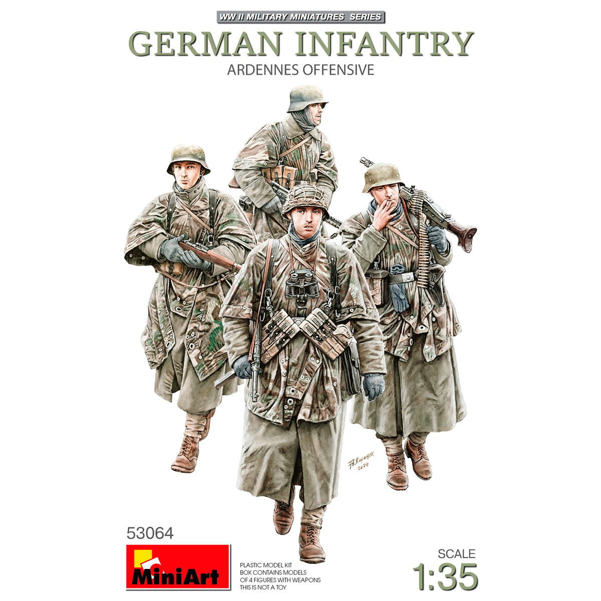1/35 German Infantry. Ardennes Offensive