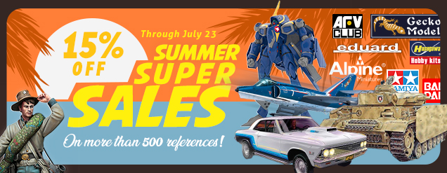 SUMMER Super Sales! Only at AK Interactive.