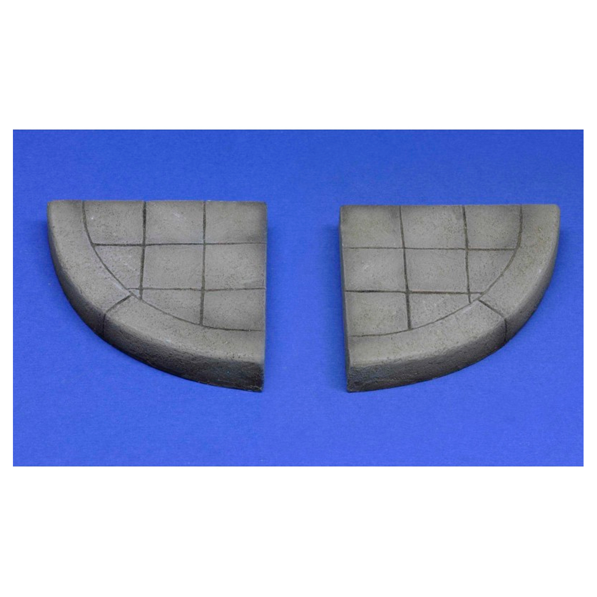 Sidewalk corner 2pcs. (1/16 scale)