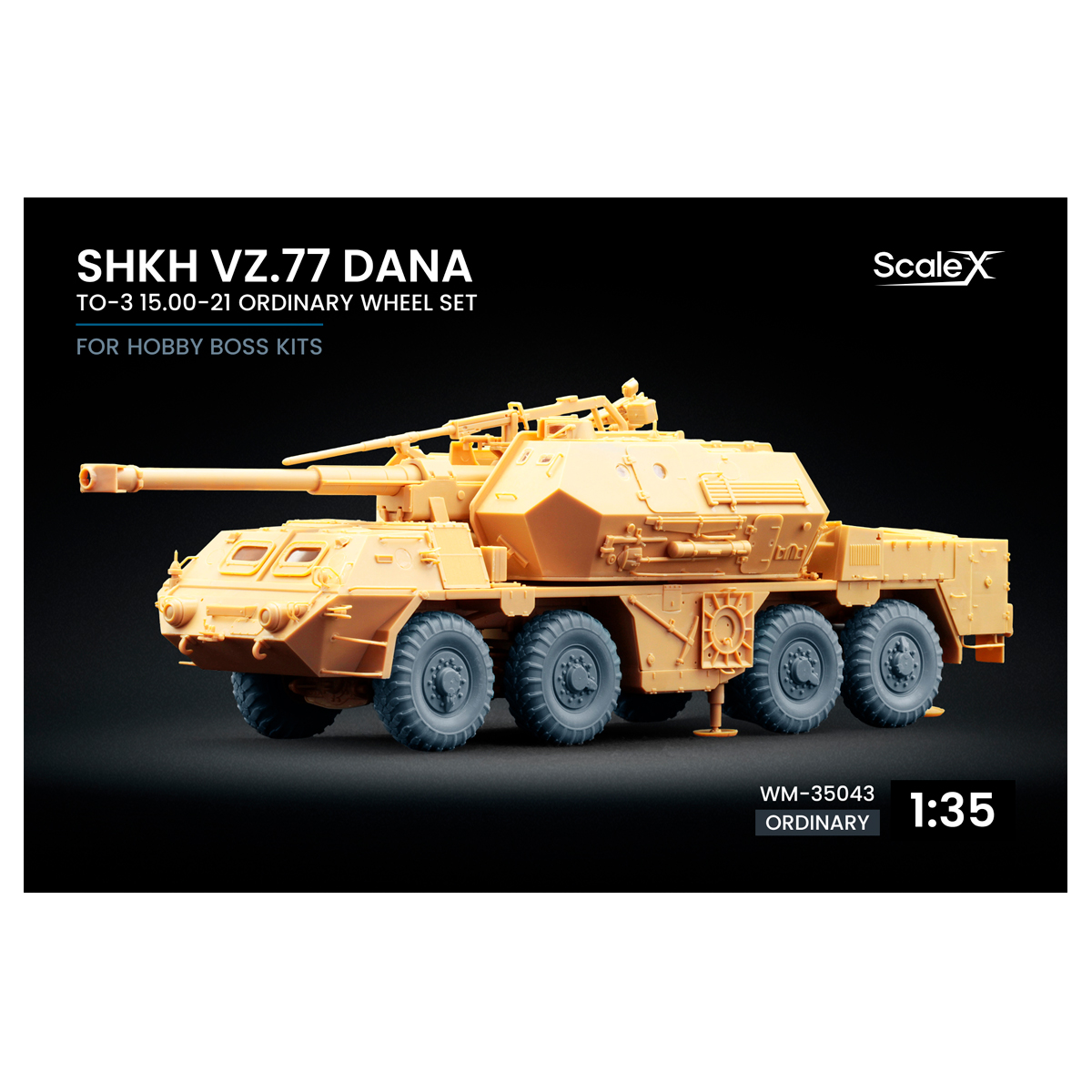 1/35 ShKH vz.77 DANA TO-3 Ordinary wheel set