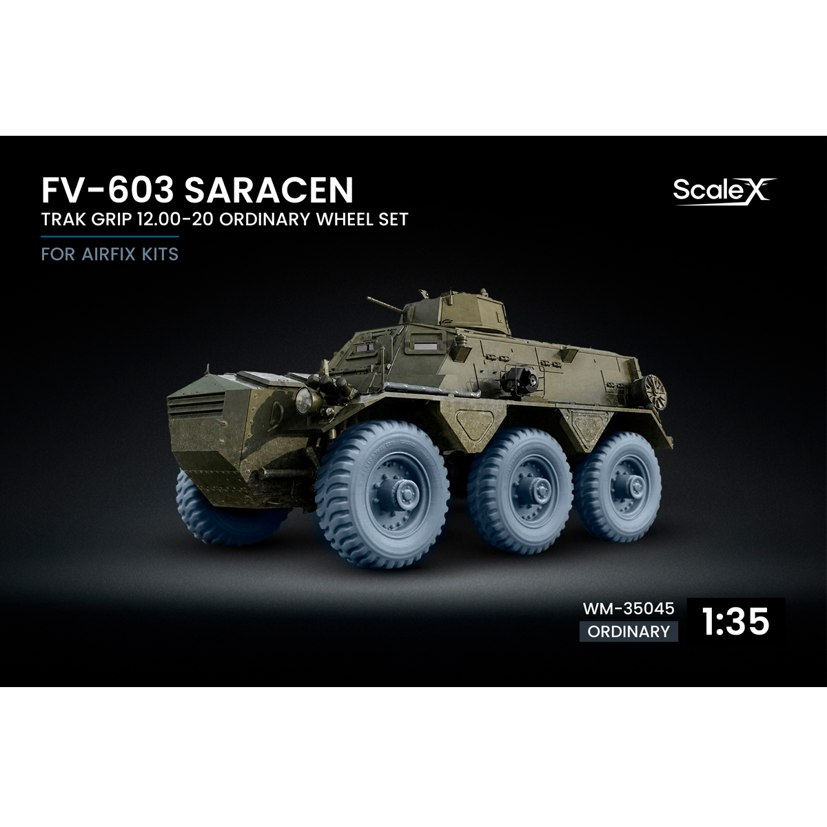 1/35 FV-603 Saracen Trak Grip Ordinary wheel set