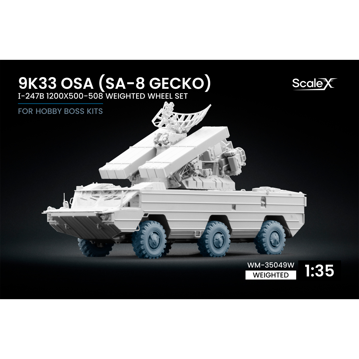 1/35 9K33 Osa (SA-8 Gecko) І-247B Weighted wheel set