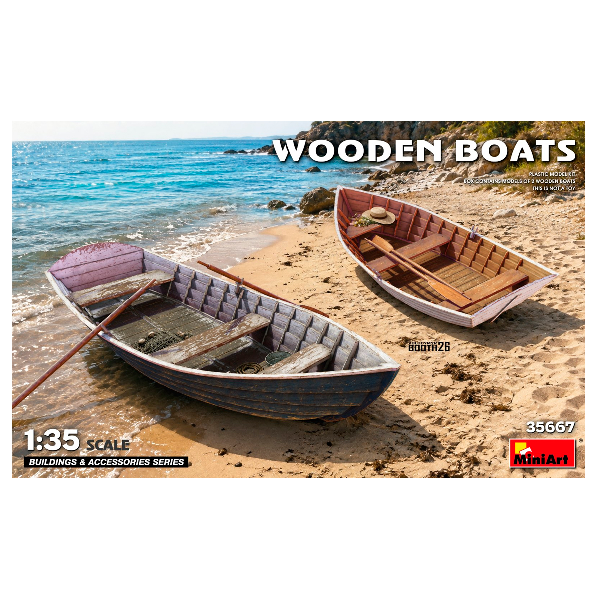 1/35 Wooden Boats