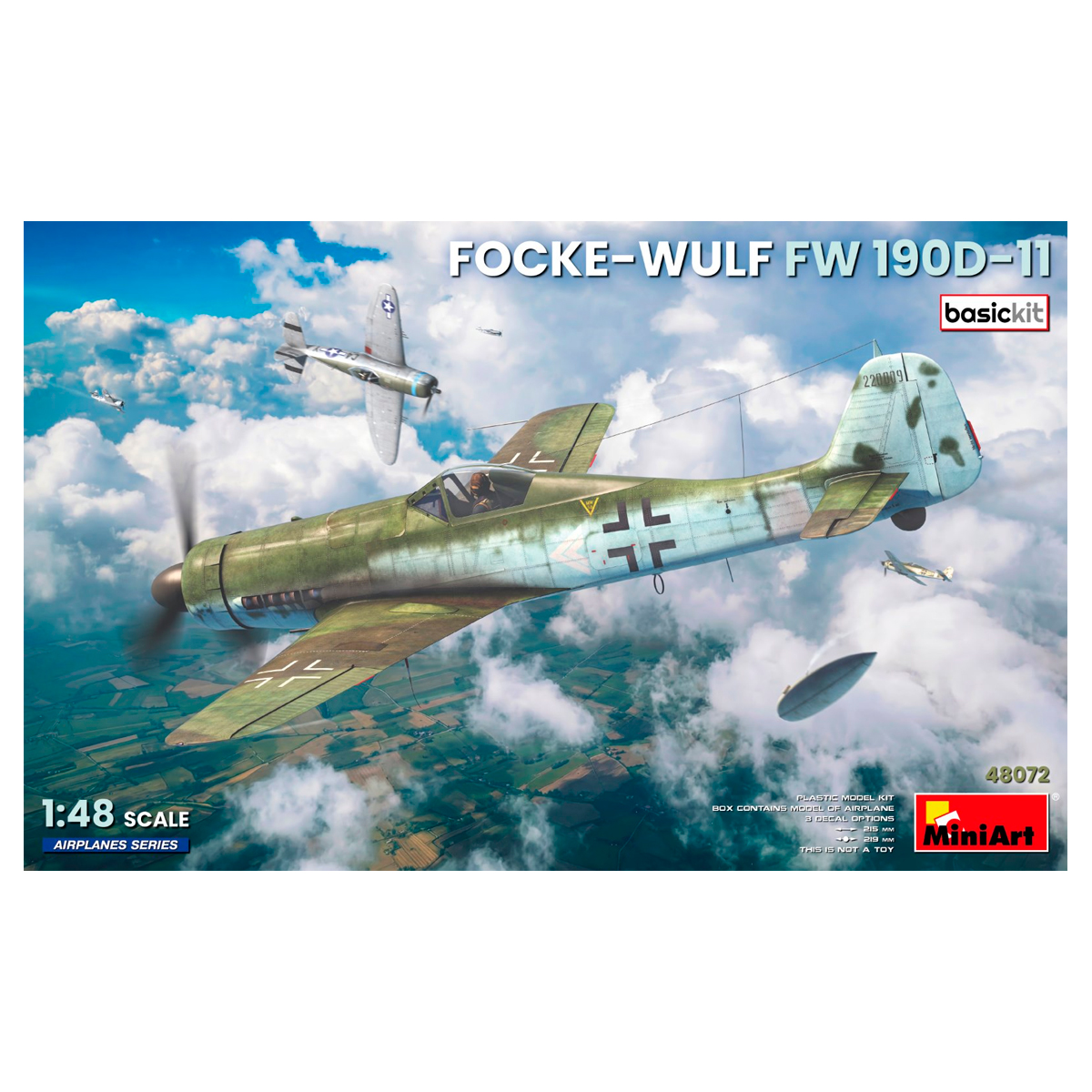 1/48 Focke-Wulf Fw 190D-11. Basic Kit