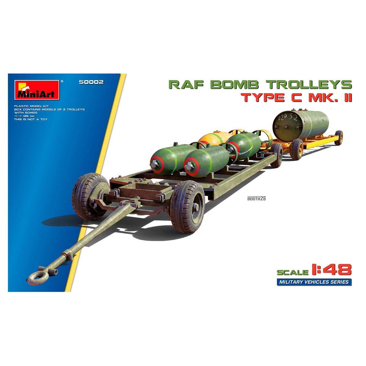 1/48 RAF Bomb Trolleys Type C Mk. II