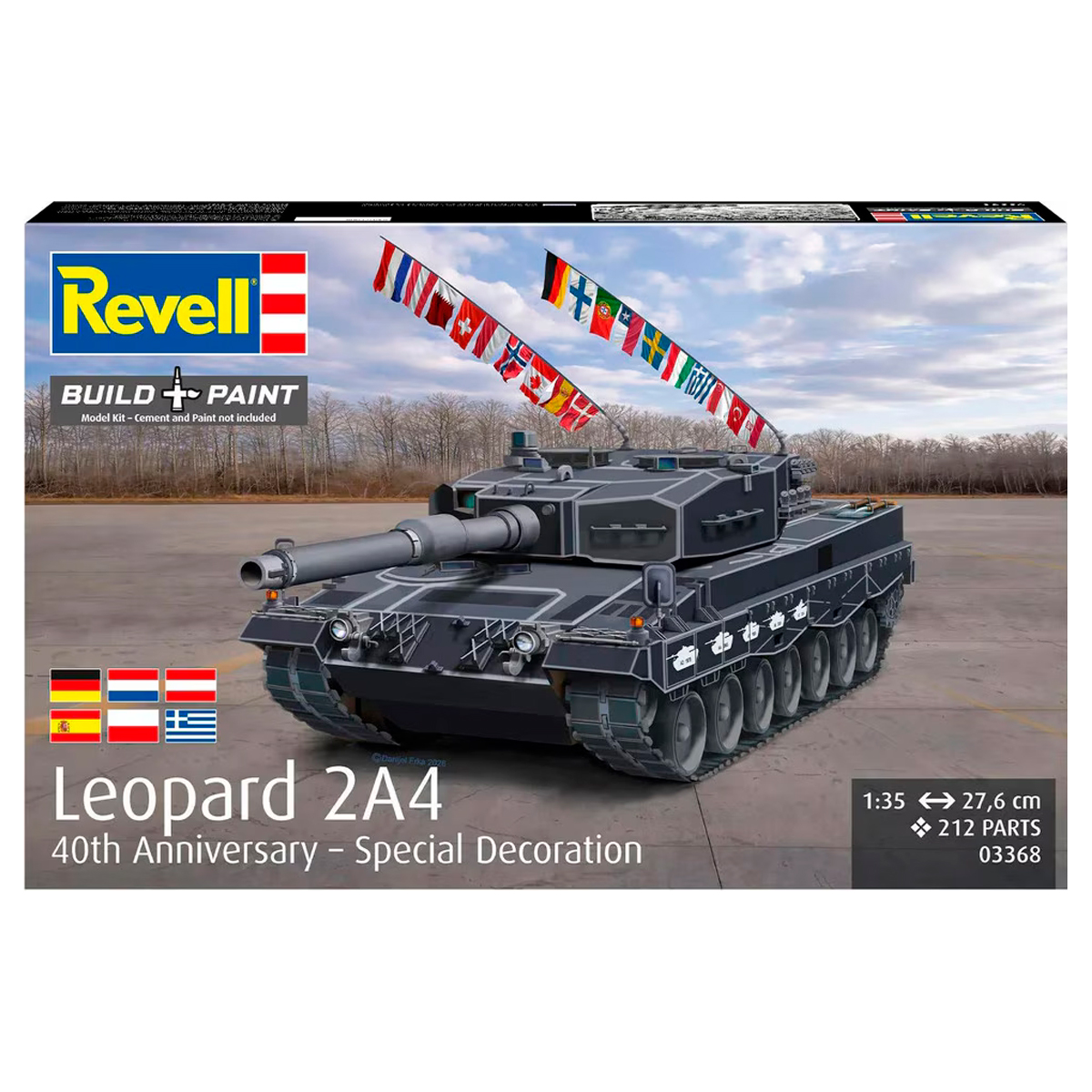 1/35 Leopard 2A4 – Special Decoration 40th anniversary