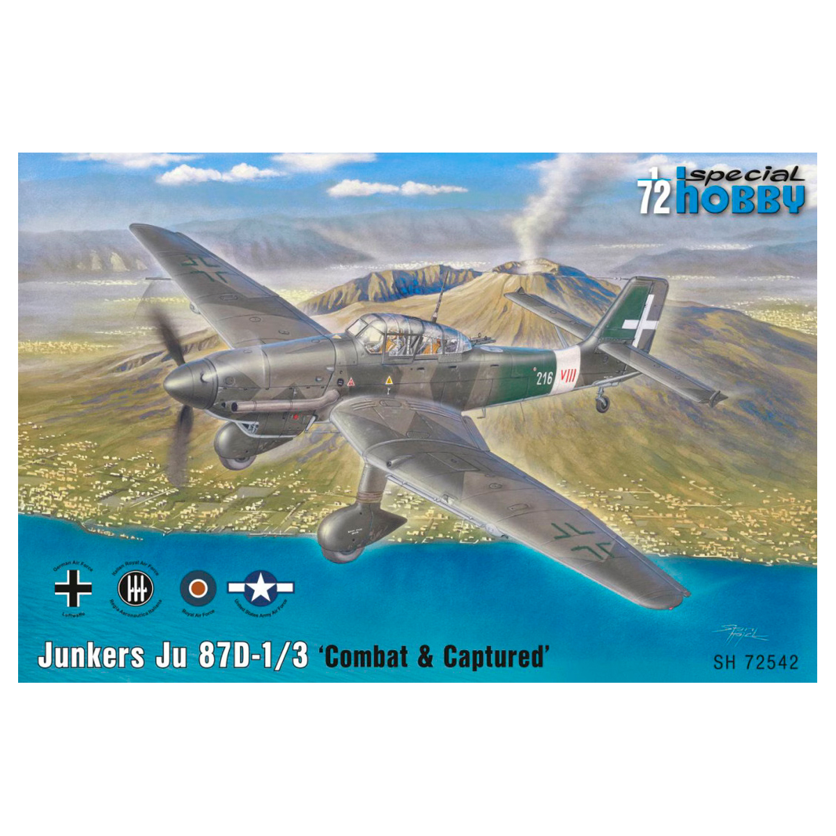 1/72 Junkers Ju 87D-1/3 «Combat & Captured»