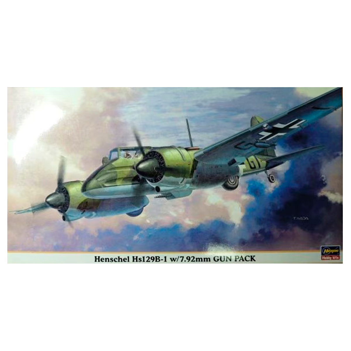 1/48 Henschel Hs129B-1 w/7.92mm Gun Pack