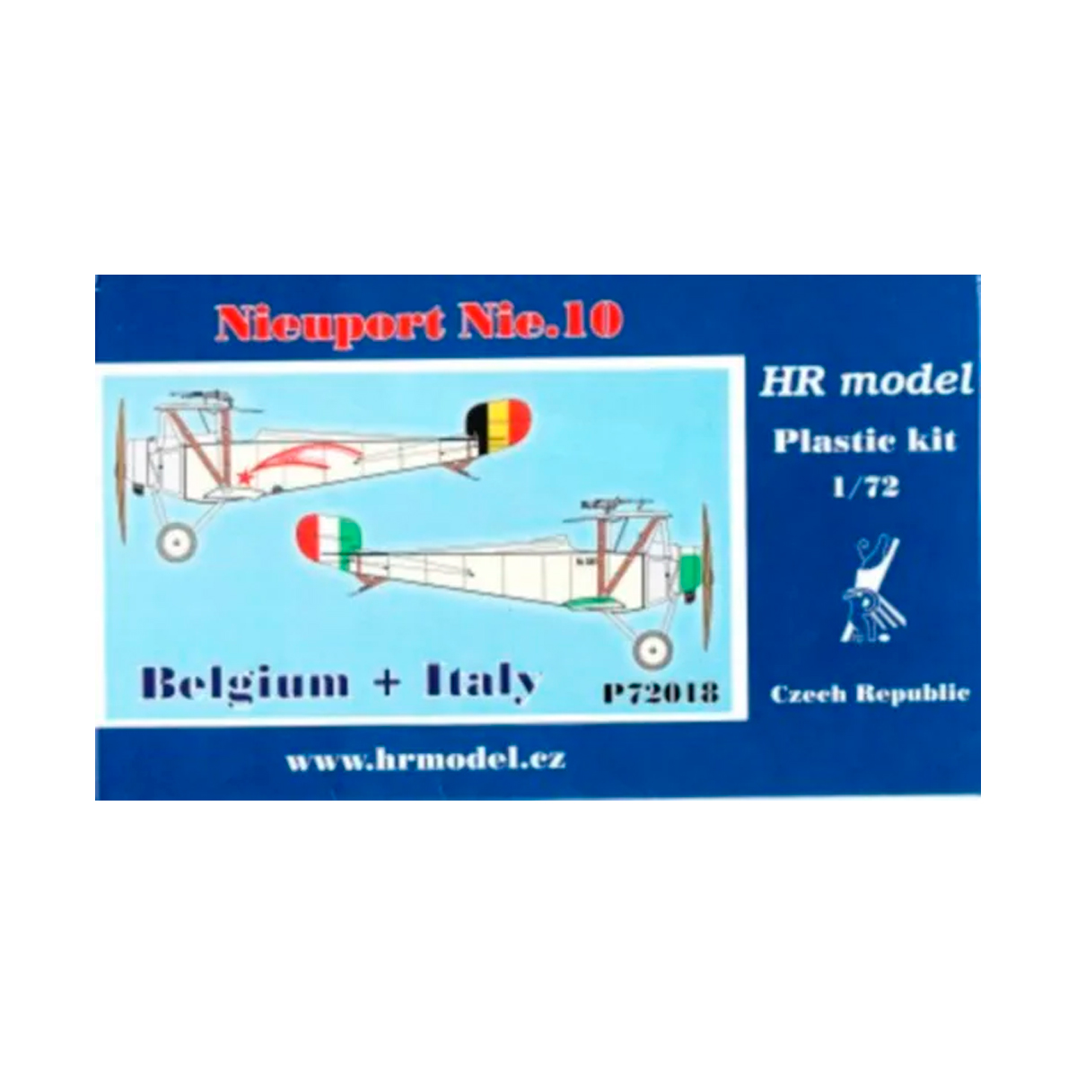 1/72 Nieuport Nie.10 Belgium + Italy