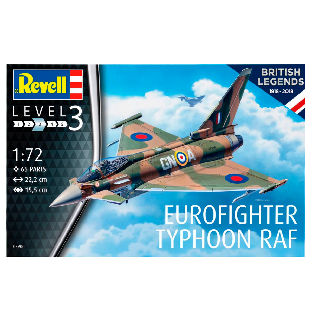 1/72 Eurofighter Typhoon RAF British Legends 1918 – 2018