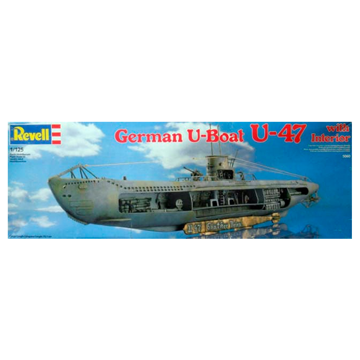 1/125 German U-Boat U-47 with Interior