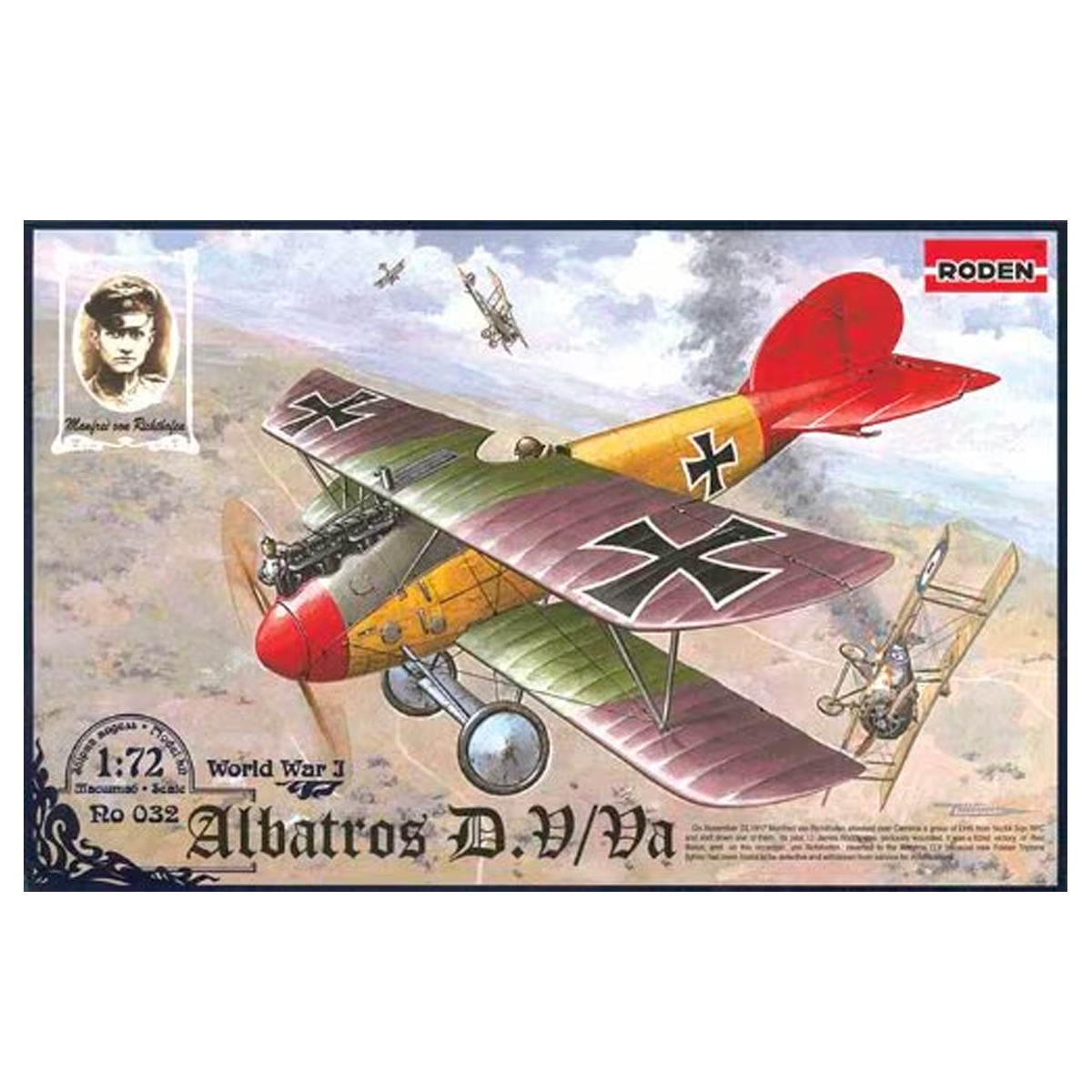 1/72 Manfred von Richthofen Albatros D.V/Va World War I