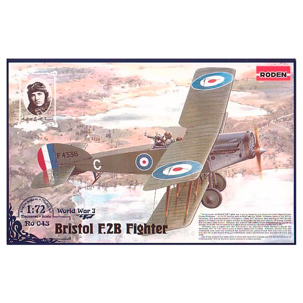 1/72 Andrew E McKeever Bristol F.2B Fighter World War I