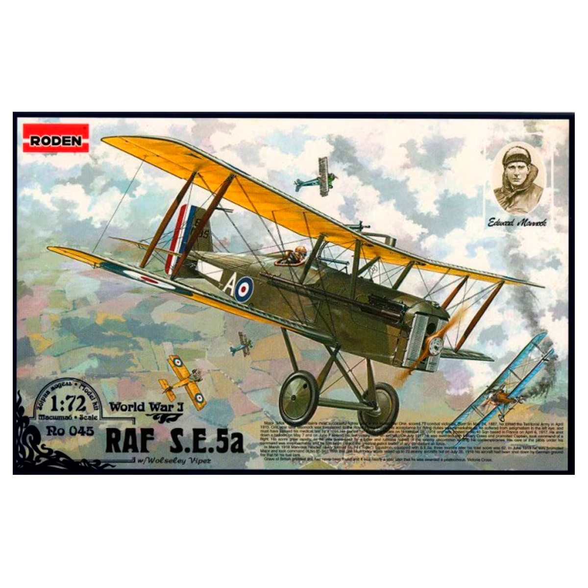 1/72 RAF S.E.5a w/Wolseley Viper World War I