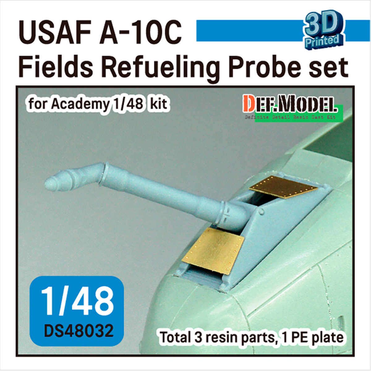 1/48 A-10C Fields Refueling Probe for Academy, GWH kit