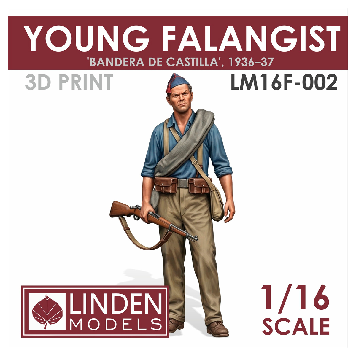 1/16 Young Falangist, Bandera de Castilla, 1936-37