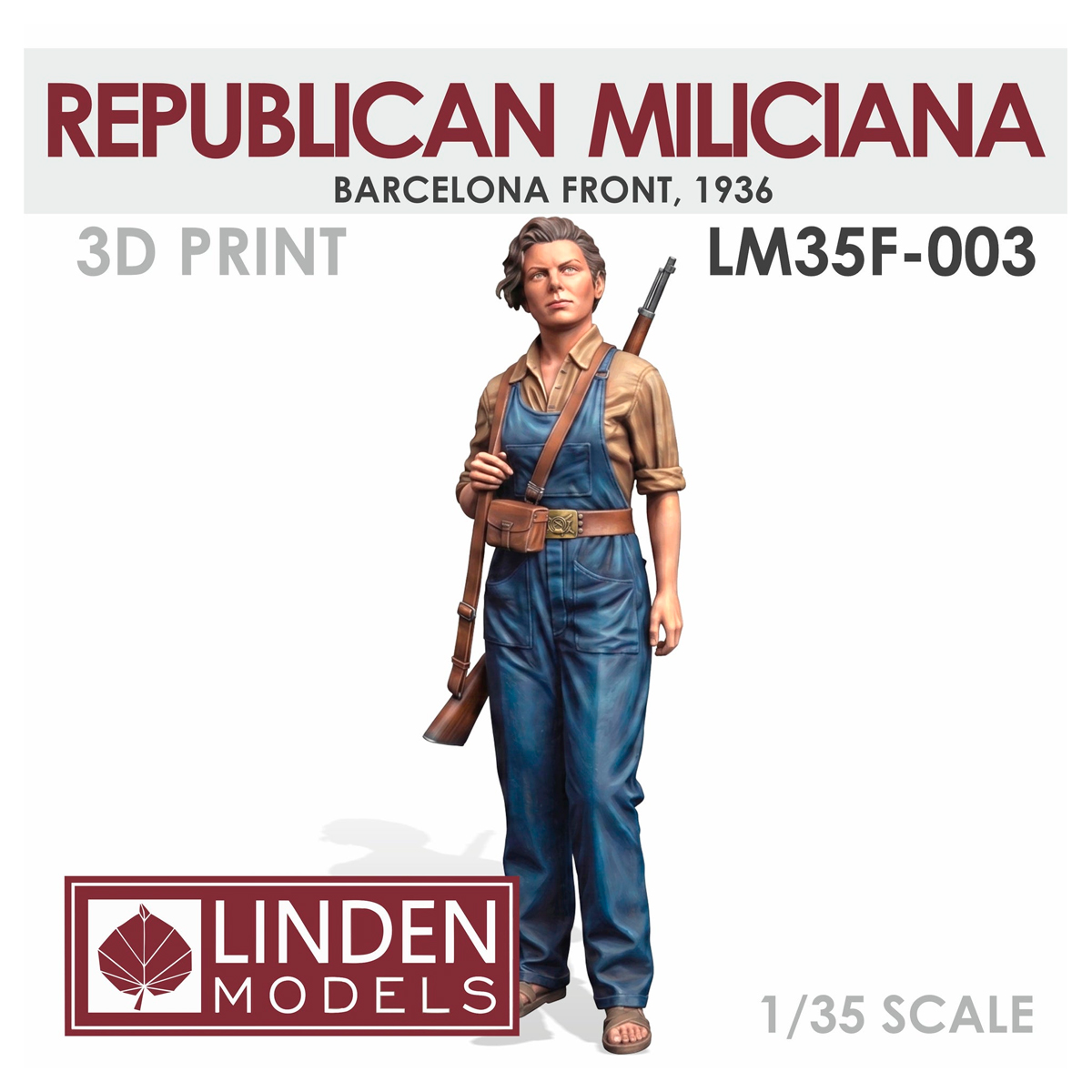 1/35 Republican Miliciana, Barcelona front 1936