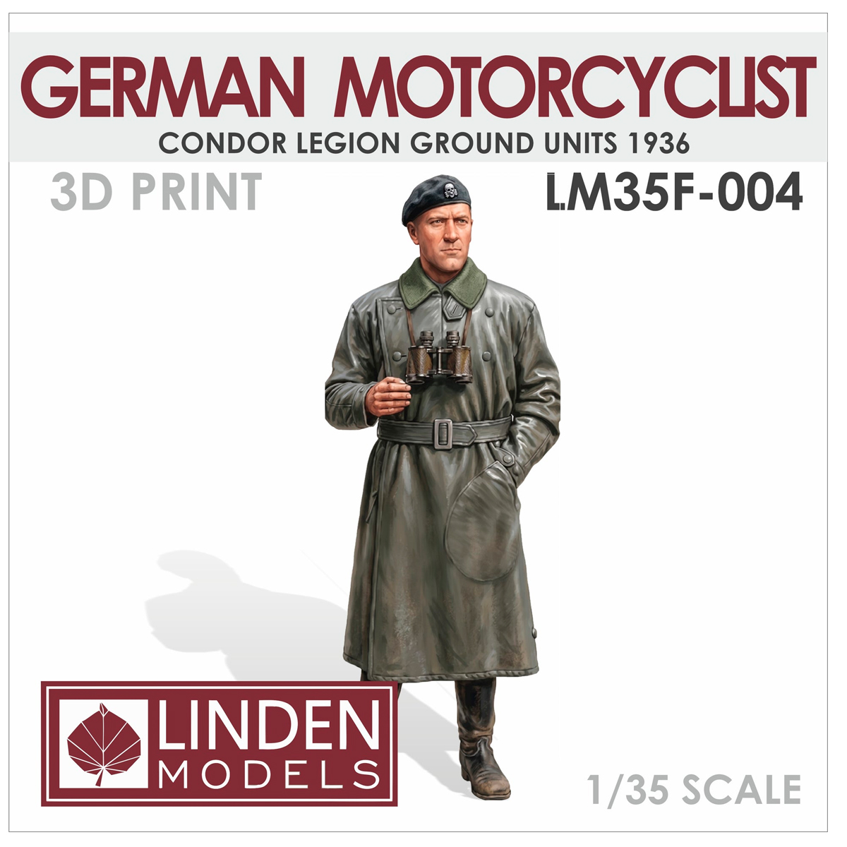 1/35 German Motorcyclist, Legion Condor