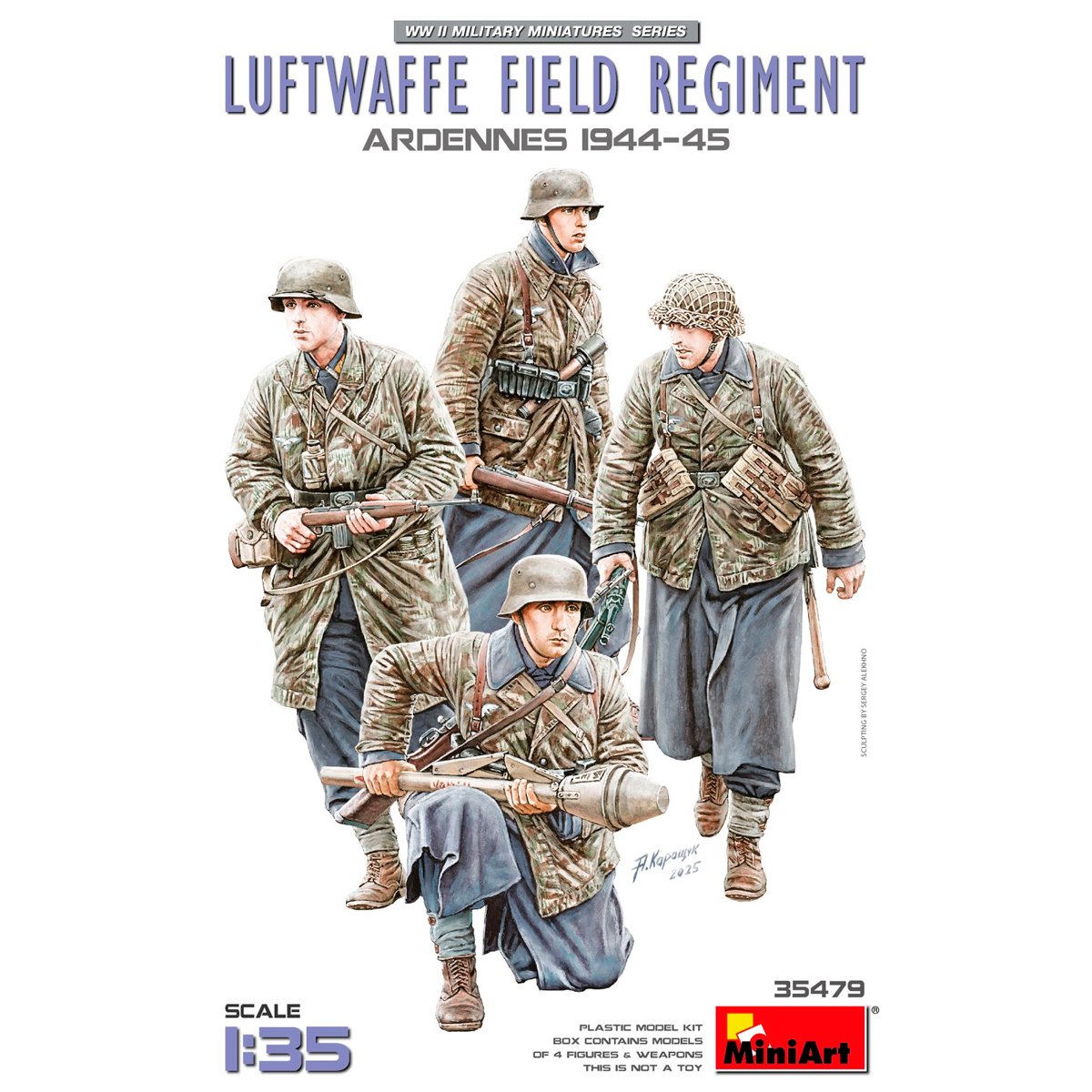 1/35 Luftwaffe Field Regiment. Ardennes 1944-45