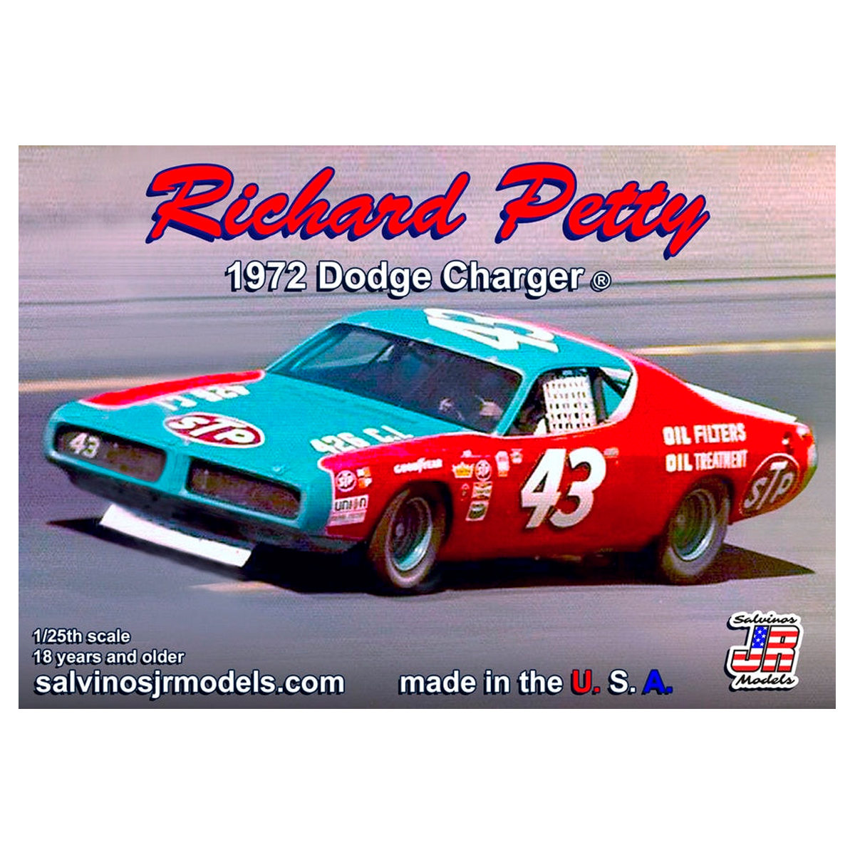 1/25 Dodge Charger 1972 – #43 Richard Petty STP