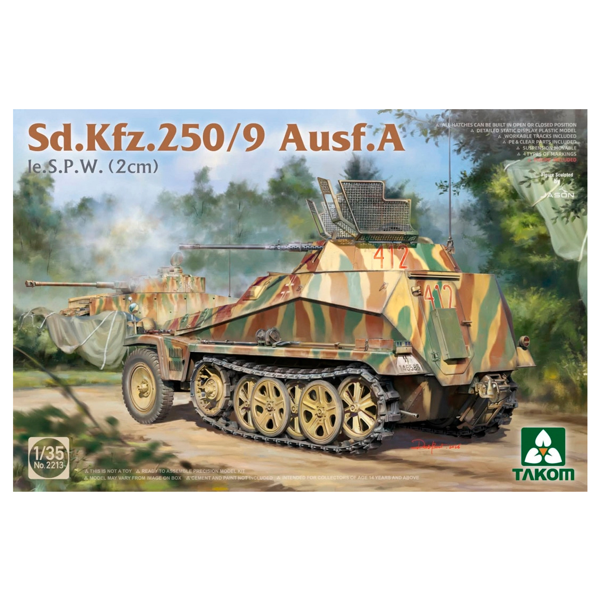 1/35 Sd.Kfz. 250/9 Ausf. A Ie. S.P.W (2cm)