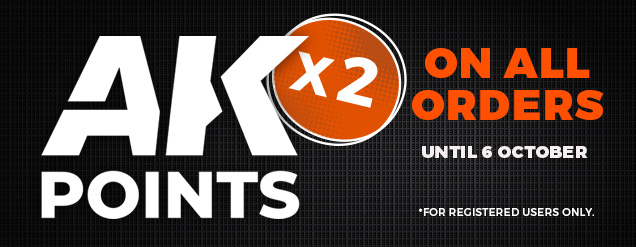 DOUBLE POINTS!! *With your registered-user order*