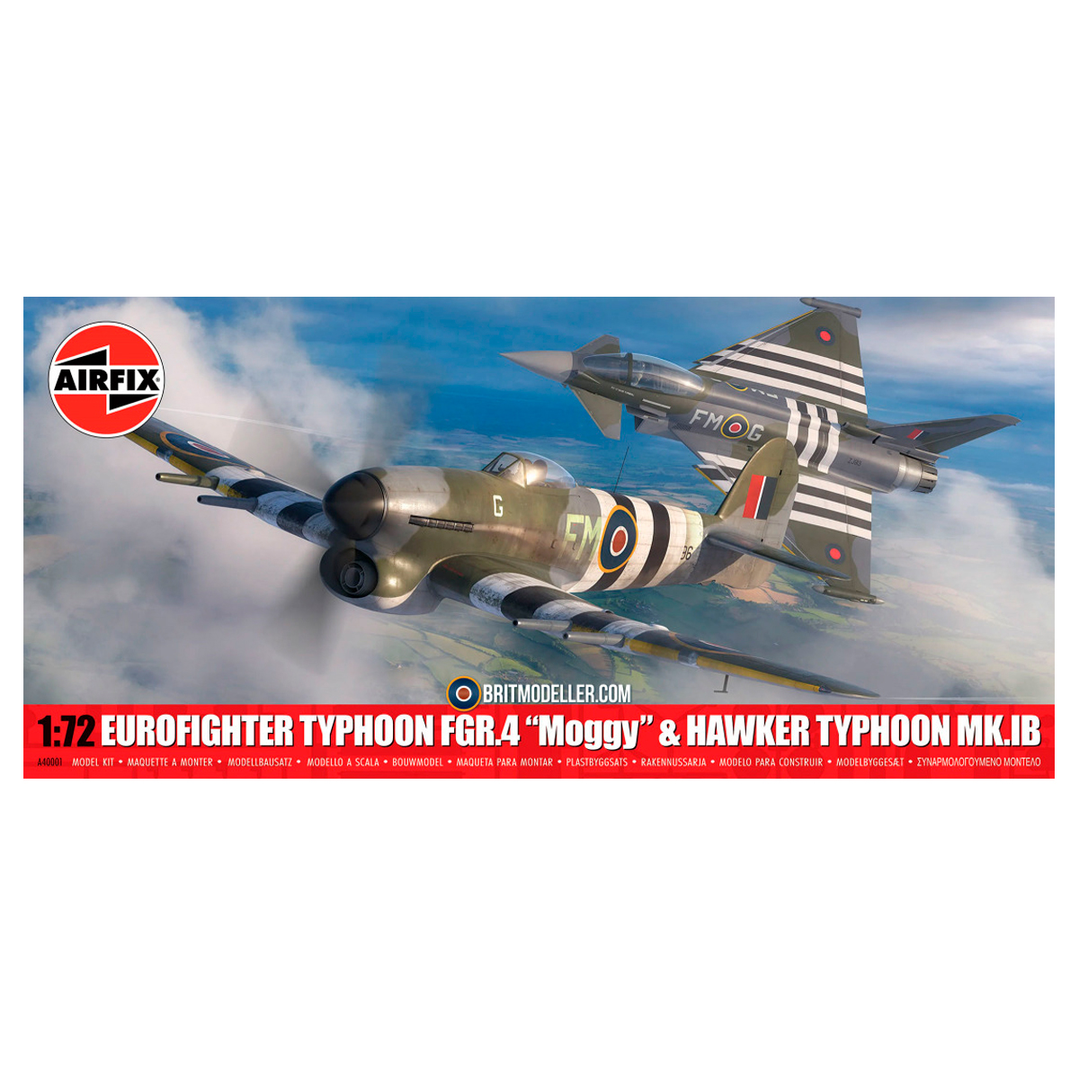 1/72 Twin Pack – Eurofighter Typhoon FGR.4 (FMOG) + Hawker Typhoon Mk.Ib