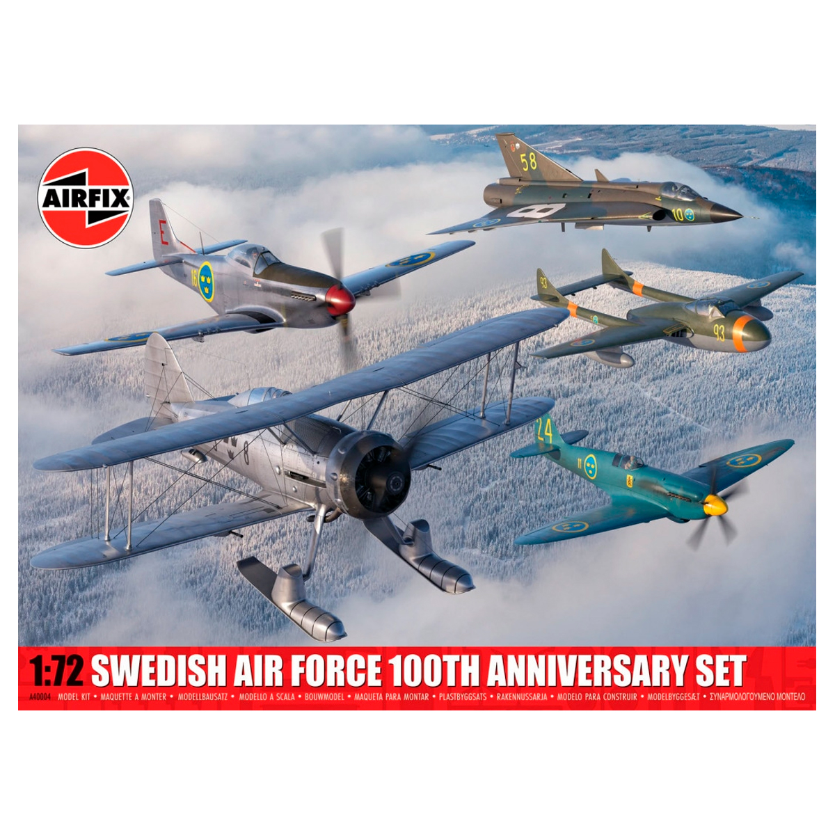 1/72 Swedish Air Force 100th Anniversary Set