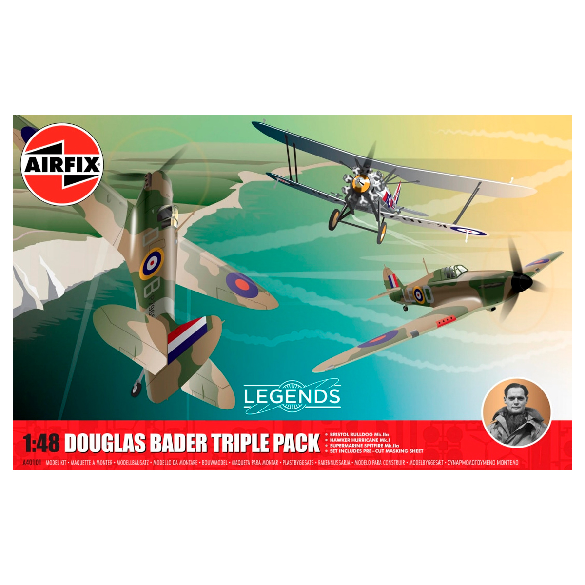 1/48 Legends – Douglas Bader – Triple Pack