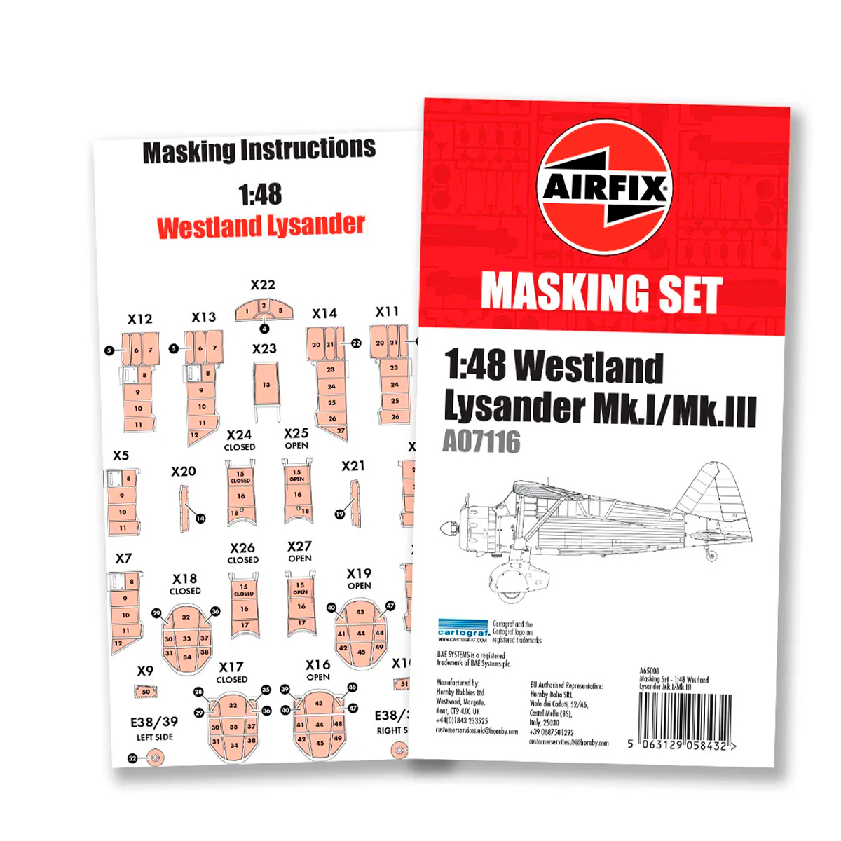 1/48 Masking Set – Westland Lysander