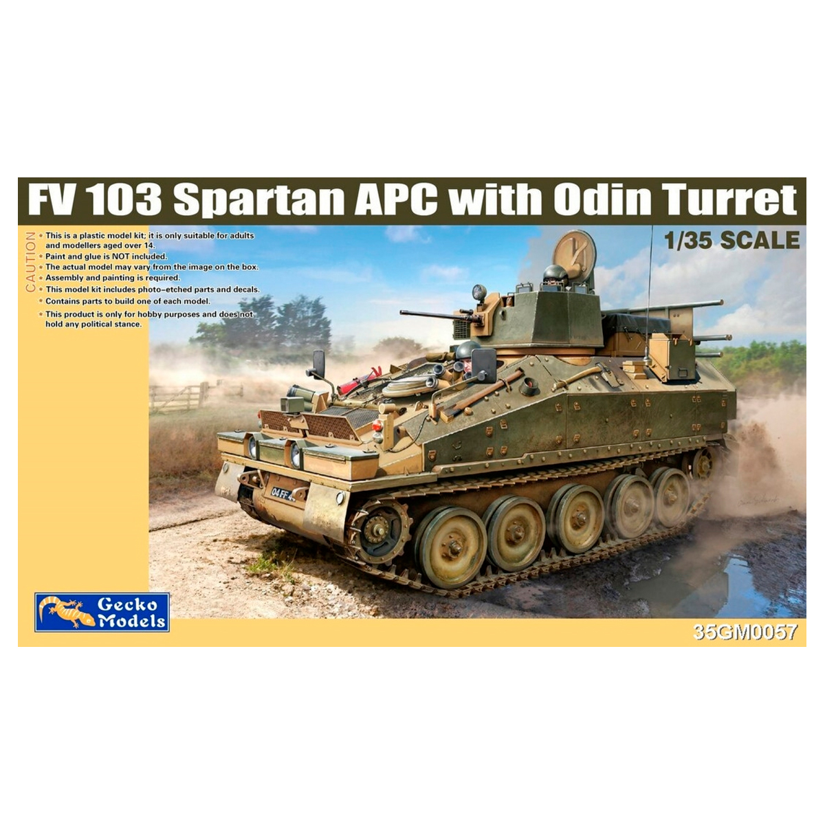 1/35 British FV 103 Spartan APC with Odin Turret