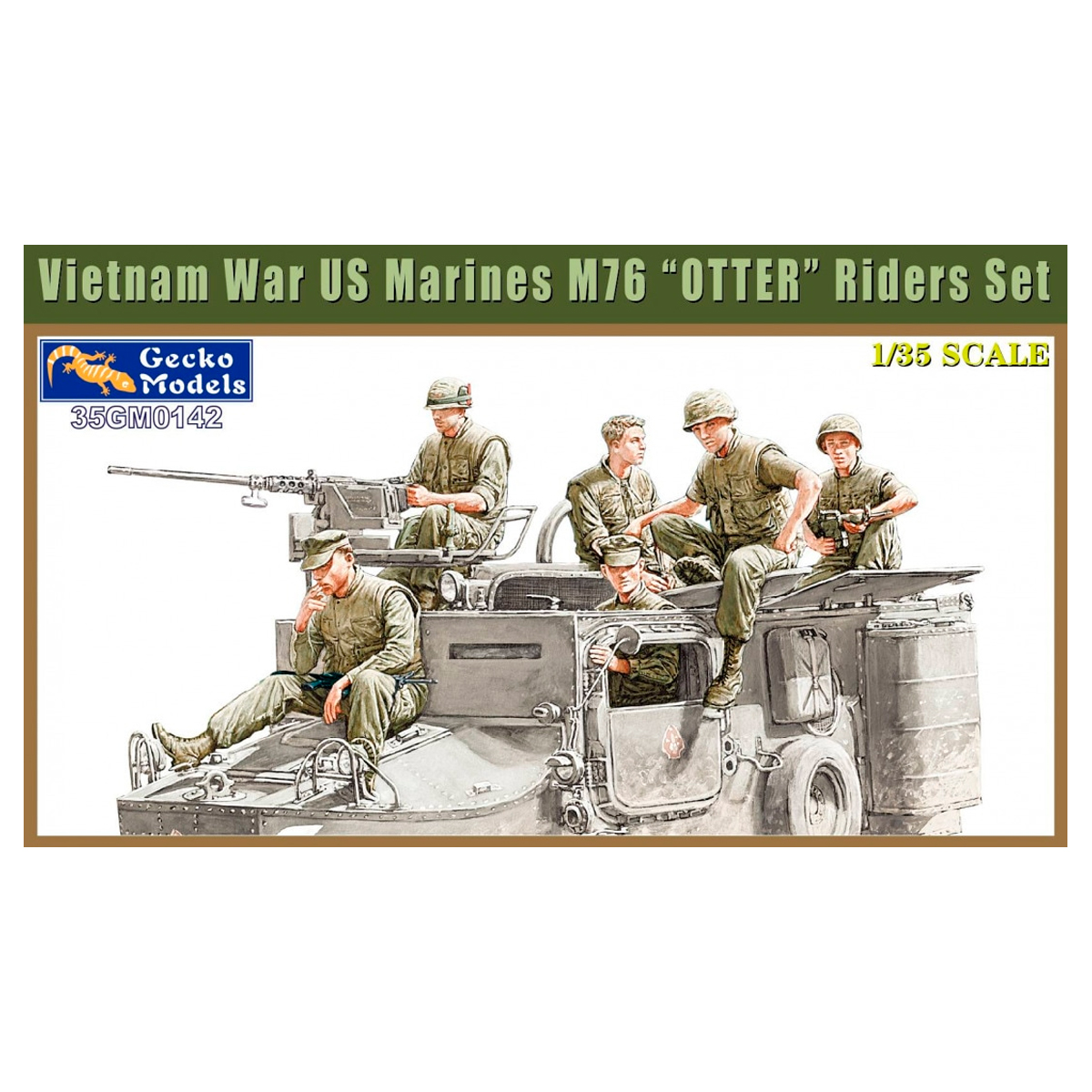 1/35 Vietnam War US Marines M76 «Otter» Riders Set