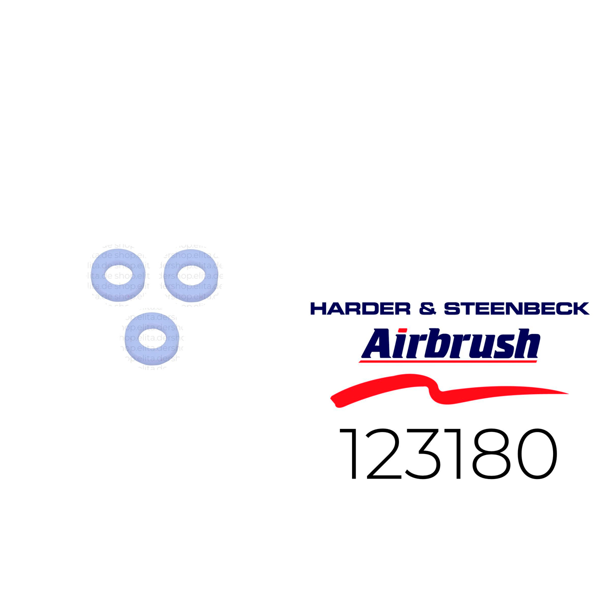 Harder & Steenbeck seal consisting of PTFE for nozzle unit 3 pcs., for all H&S models