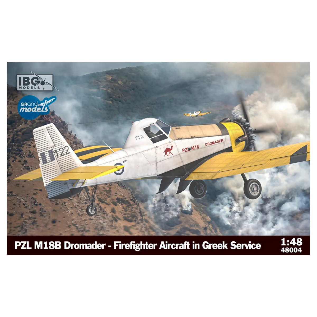 1/48 PZL M18B Dromader – Firefighter Aircraft Greek Service