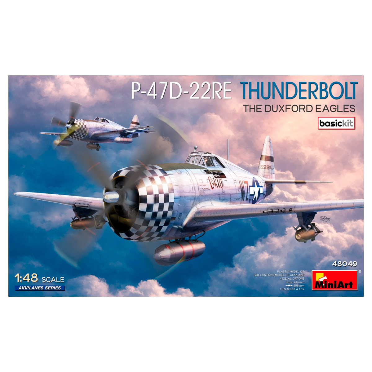 1/48 P-47D-22RE Thunderbolt. The Duxford Eagles. Basic Kit