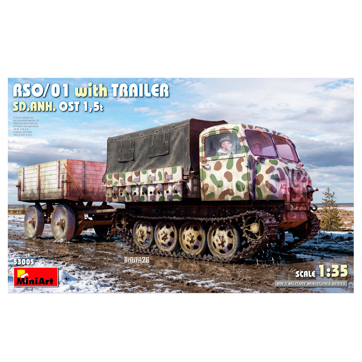 1/35 RSO/01 with Trailer Sd.Anh. Ost 1,5 t